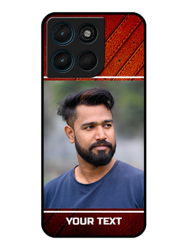 Custom Motorola Moto G67 Power Custom Glass Phone Case - Leather Phone Case Design