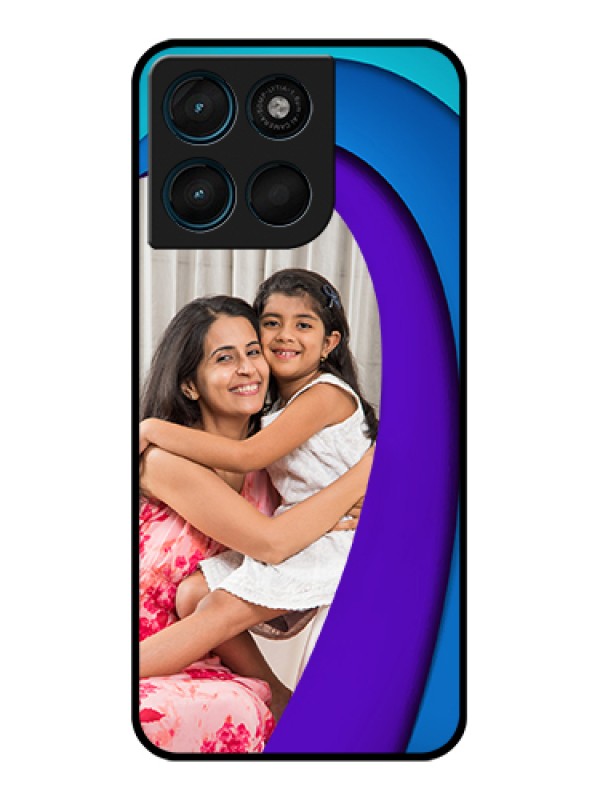 Custom Motorola Moto G67 Power Custom Glass Phone Case - Simple Pattern Design