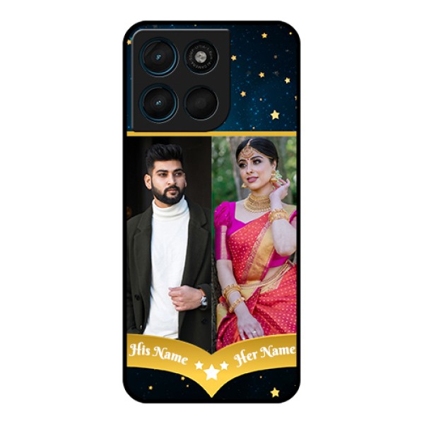 Motorola Moto G67 Power Custom Glass Phone Case - Galaxy Stars Backdrop Design Motorola Moto G67 Power Custom Glass Phone Case - Galaxy Stars Backdrop Design