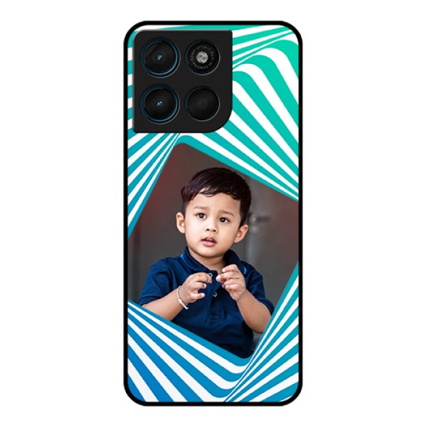 Motorola Moto G67 Power Custom Glass Phone Case - Abstract Spiral Design Motorola Moto G67 Power Custom Glass Phone Case - Abstract Spiral Design