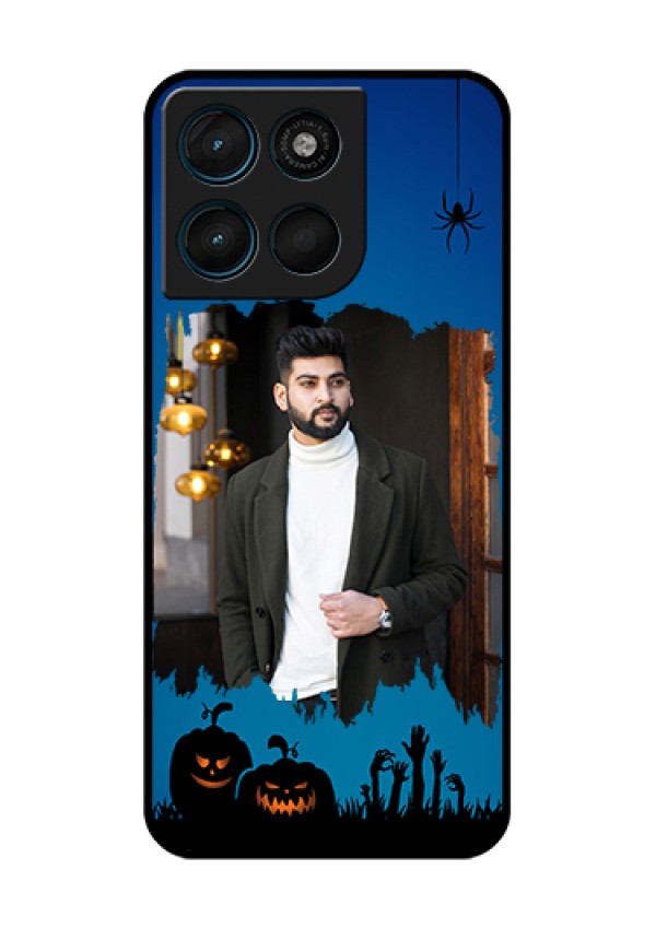Motorola Moto G67 Power Custom Glass Phone Case - With Pro Halloween Design