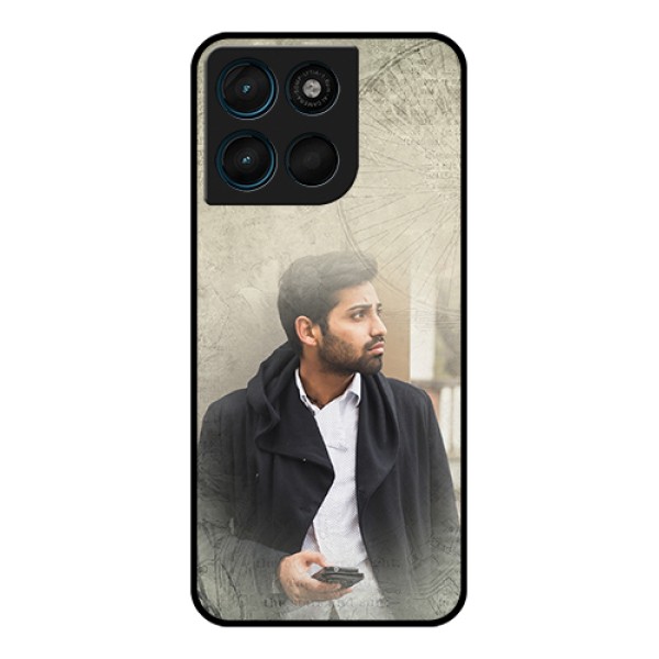 Motorola Moto G67 Power Custom Glass Phone Case - With Vintage Design