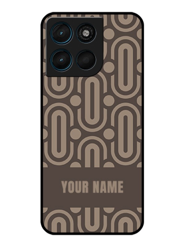 Custom Motorola Moto G67 Power Custom Glass Phone Case - Captivating Zero Pattern Design
