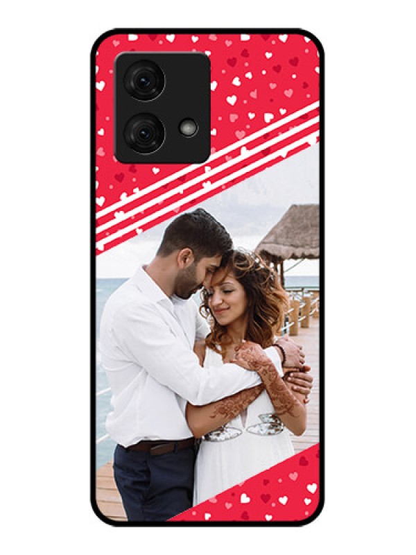 Custom Motorola Moto G84 5G Custom Glass Phone Case - Valentines Gift Design