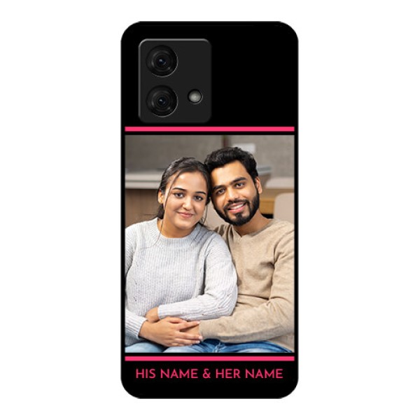 Motorola Moto G84 5G Custom Glass Phone Case - With Add Text Design