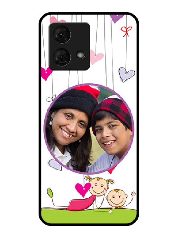 Custom Motorola Moto G84 5G Custom Glass Phone Case - Cute Kids Phone Case Design