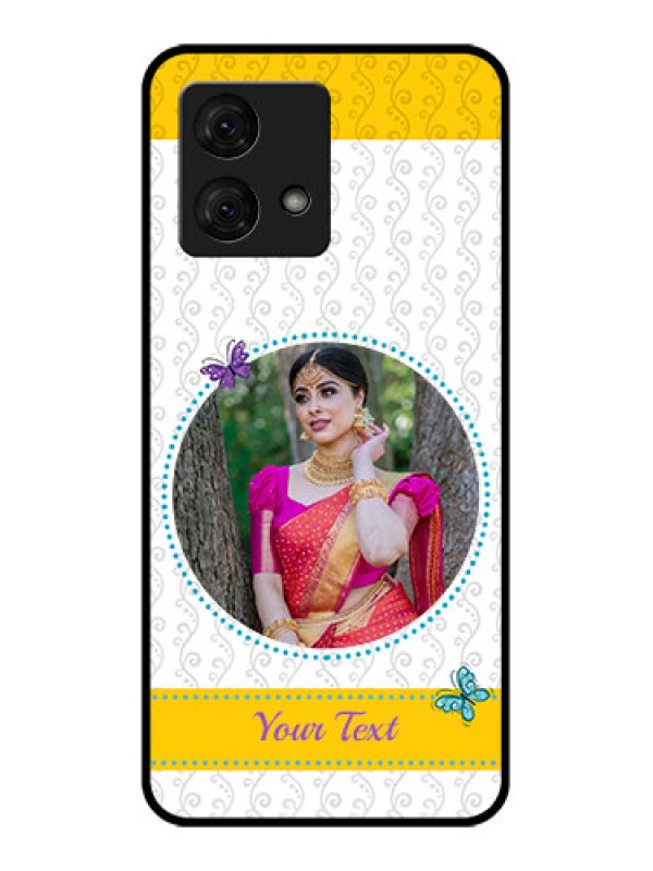 Custom Motorola Moto G84 5G Custom Glass Phone Case - Girls Premium Case Design