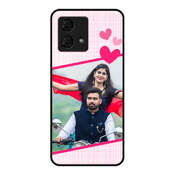Motorola Moto G84 5G Custom Glass Phone Case - Love Shape Heart Design Motorola Moto G84 5G Custom Glass Phone Case - Love Shape Heart Design