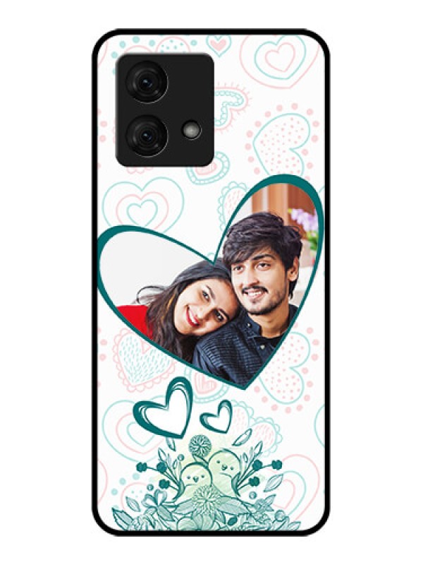 Custom Motorola Moto G84 5G Custom Glass Phone Case - Premium Couple Design