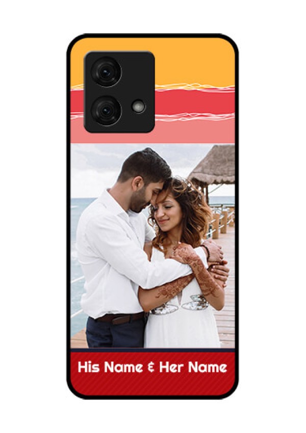 Motorola Moto G84 5G Custom Glass Phone Case - Colorful Case Design