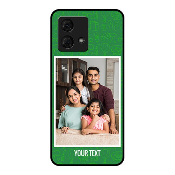 Motorola Moto G84 5G Custom Glass Phone Case - Picture Upload Design