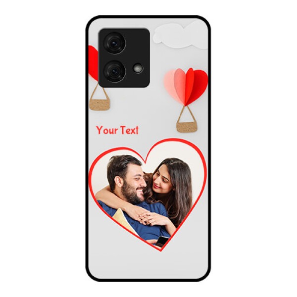 Motorola Moto G84 5G Custom Glass Phone Case - Parachute Love Design Motorola Moto G84 5G Custom Glass Phone Case - Parachute Love Design