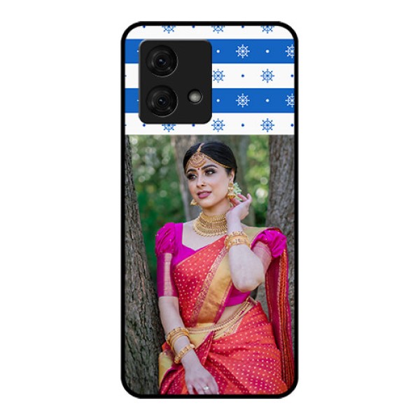 Motorola Moto G84 5G Custom Glass Phone Case - Snow Pattern Design
