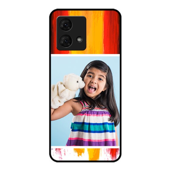 Motorola Moto G84 5G Custom Glass Phone Case - Multi Color Design