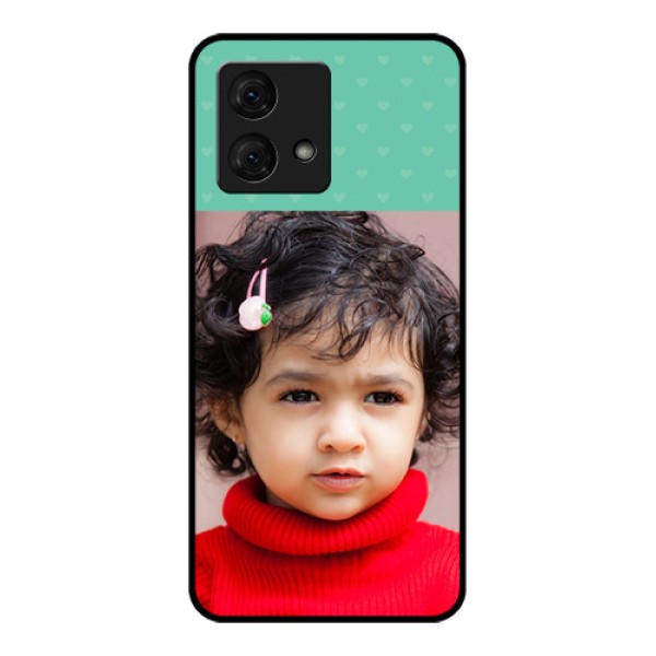 Motorola Moto G84 5G Custom Glass Phone Case - Lovers Picture Design