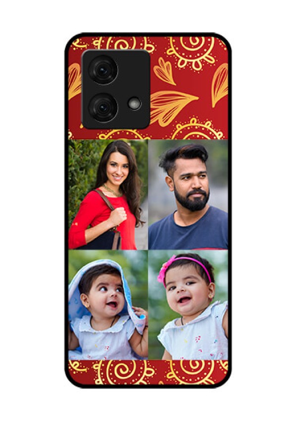 Motorola Moto G84 5G Custom Glass Phone Case - 4 Image Traditional Design