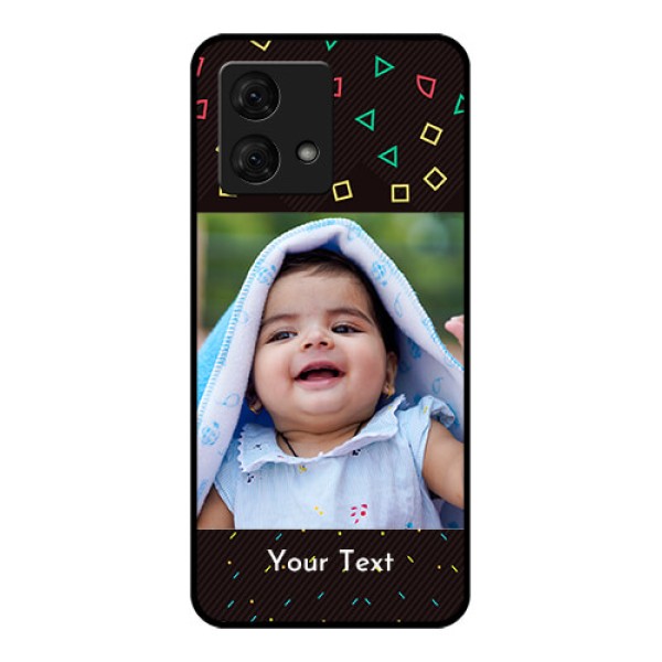 Motorola Moto G84 5G Custom Glass Phone Case - With Confetti Birthday Design Motorola Moto G84 5G Custom Glass Phone Case - With Confetti Birthday Design