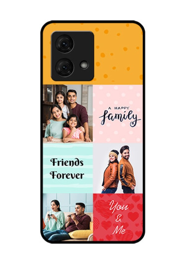 Motorola Moto G84 5G Custom Glass Phone Case - Images With Quotes Design