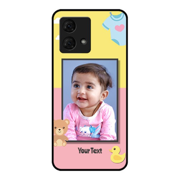 Motorola Moto G84 5G Custom Glass Phone Case - Kids 2 Color Design