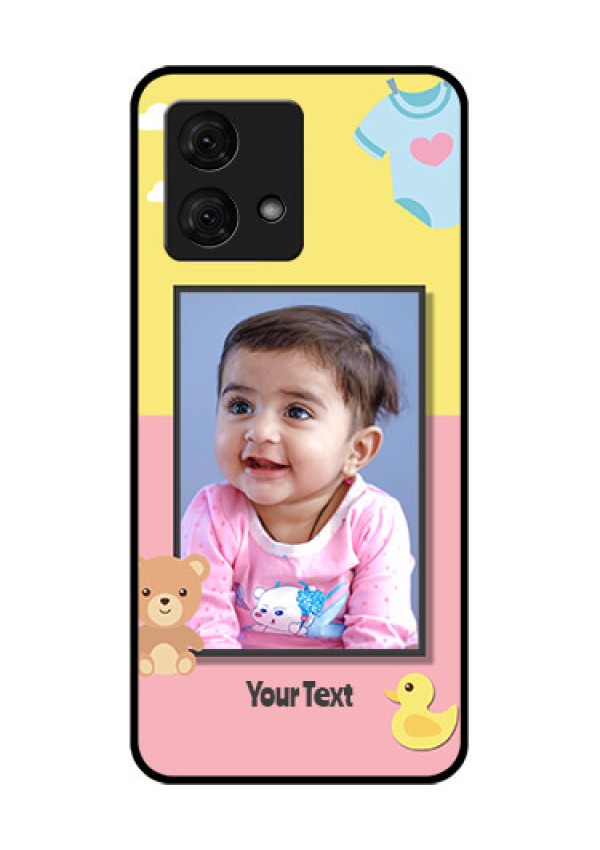 Motorola Moto G84 5G Custom Glass Phone Case - Kids 2 Color Design