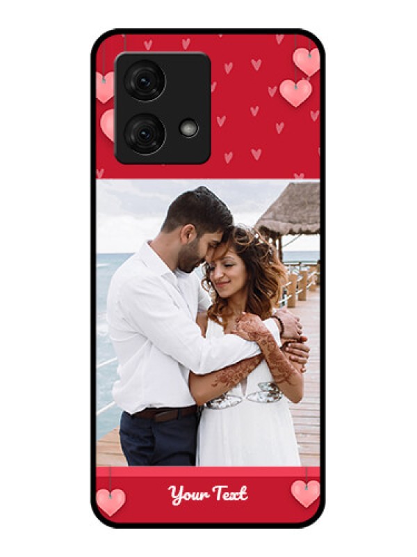 Custom Motorola Moto G84 5G Custom Glass Phone Case - Valentines Day Design