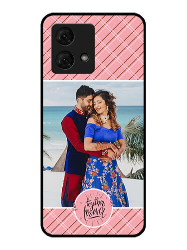 Custom Motorola Moto G84 5G Custom Glass Phone Case - Together Forever Design