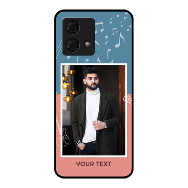 Motorola Moto G84 5G Custom Glass Phone Case - With Color Musical Note Design Motorola Moto G84 5G Custom Glass Phone Case - With Color Musical Note Design