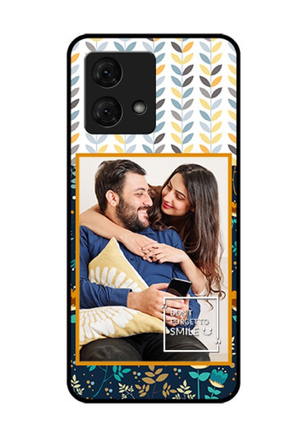 Motorola Moto G84 5G Custom Glass Phone Case - Pattern Design