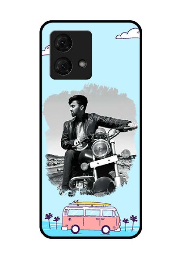 Motorola Moto G84 5G Custom Glass Phone Case - Travel & Adventure Design