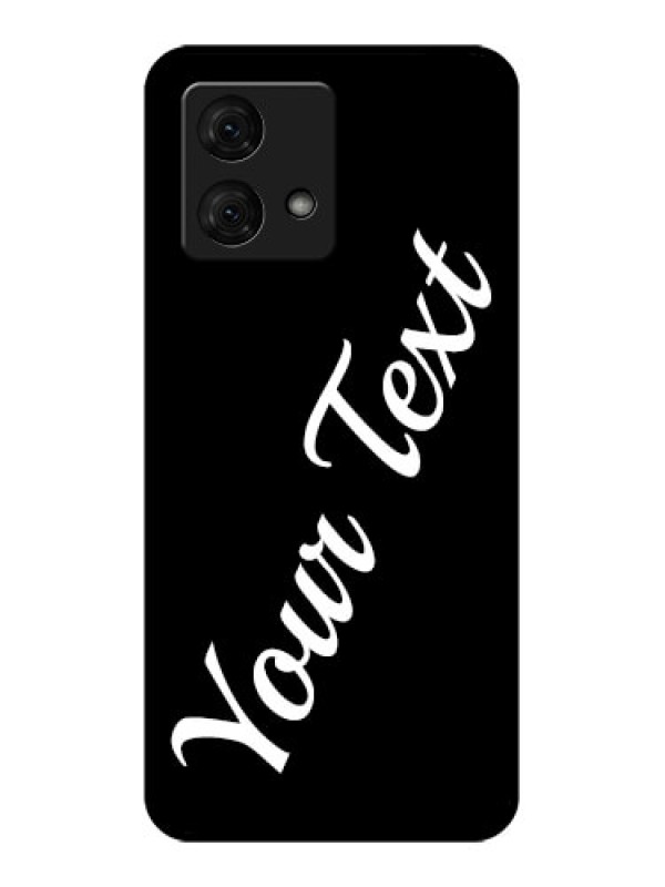 Custom Motorola Moto G84 5G Custom Glass Phone Case - With Your Name Design