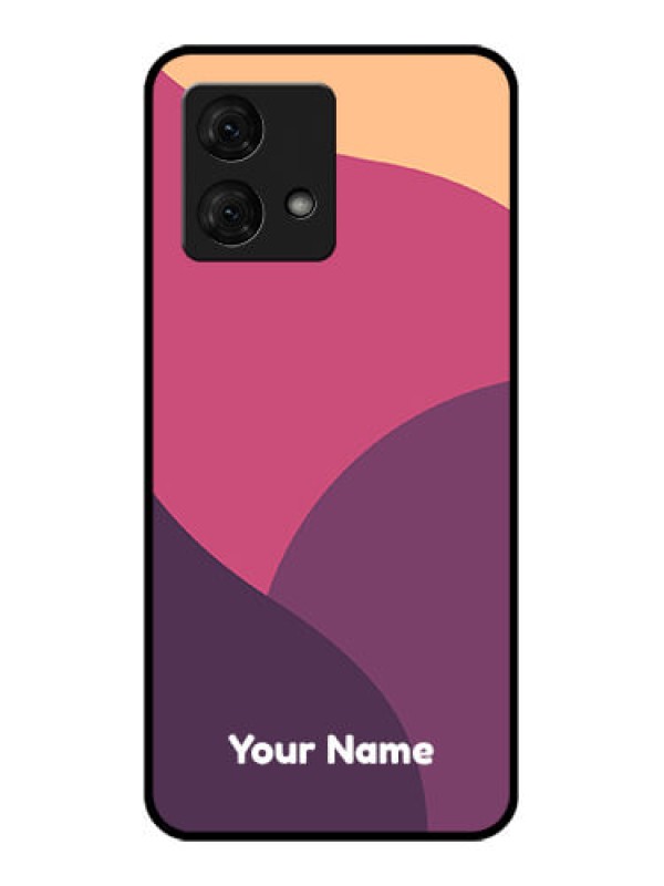 Custom Motorola Moto G84 5G Custom Glass Phone Case - Mixed Multi - Colour Abstract Art Design