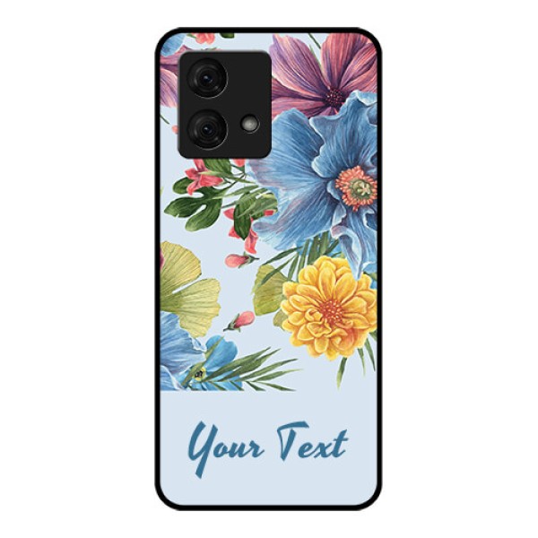 Motorola Moto G84 5G Custom Glass Phone Case - Stunning Watercolored Flowers Painting Design Motorola Moto G84 5G Custom Glass Phone Case - Stunning Watercolored Flowers Painting Design