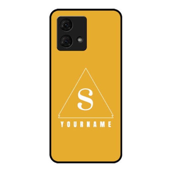Motorola Moto G84 5G Custom Glass Phone Case - Simple Triangle Design Motorola Moto G84 5G Custom Glass Phone Case - Simple Triangle Design