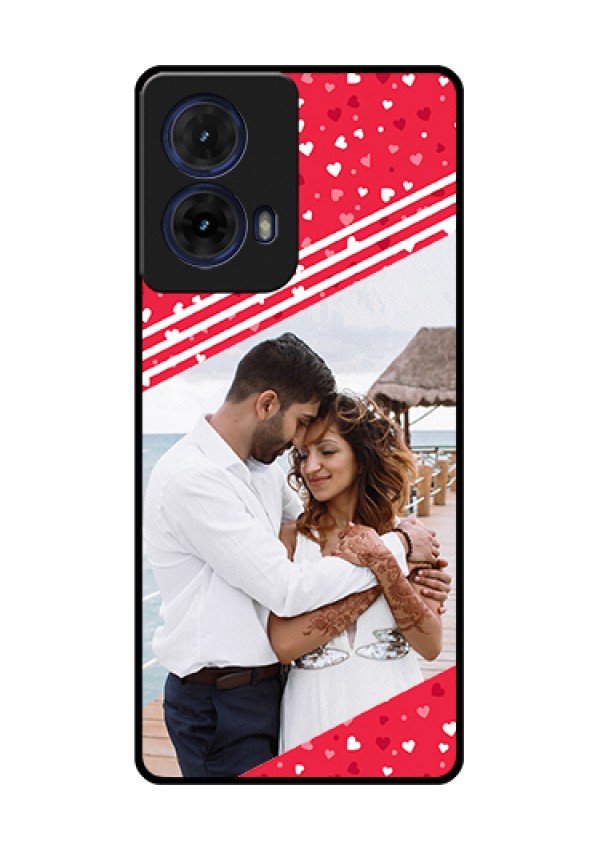 Moto G85 5G Custom Glass Phone Case - Valentines Gift Design