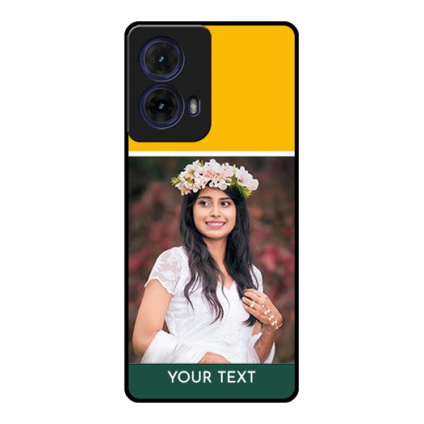 Moto G85 5G Custom Glass Phone Case - Love You Design