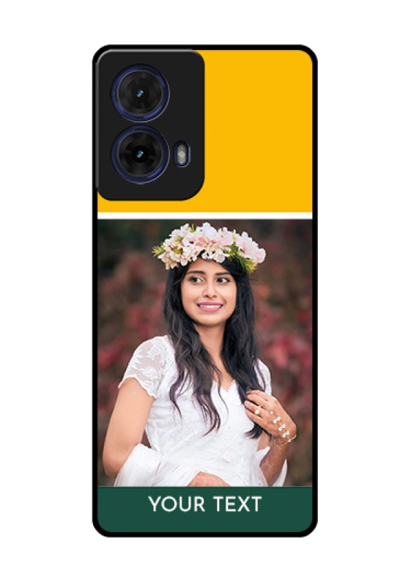 Moto G85 5G Custom Glass Phone Case - Love You Design