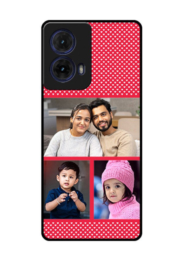 Moto G85 5G Custom Glass Phone Case - Bulk Photo Upload Design