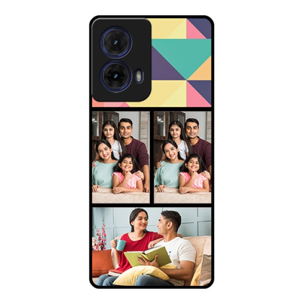 Moto G85 5G Custom Glass Phone Case - Bulk Pic Upload Design