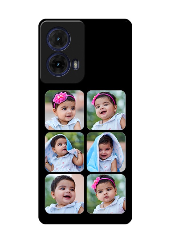 Moto G85 5G Custom Glass Phone Case - Multiple Pictures Design