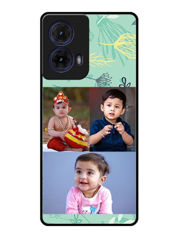 Custom Moto G85 5G Custom Glass Phone Case - Forever Family Design