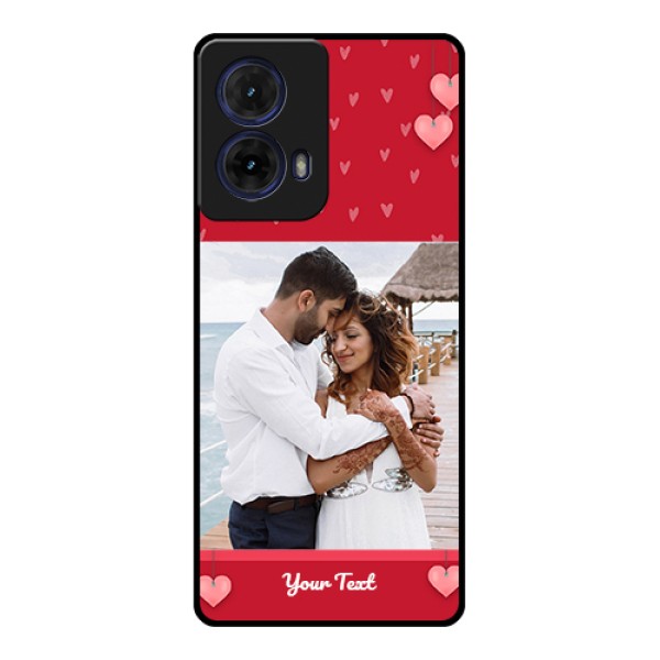 Moto G85 5G Custom Glass Phone Case - Valentines Day Design