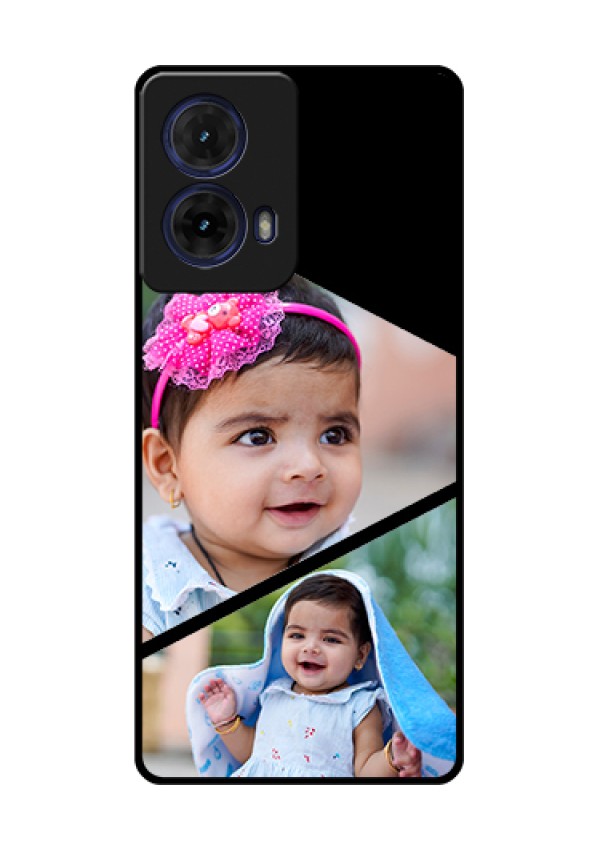 Moto G85 5G Custom Glass Phone Case - Semi Cut Design