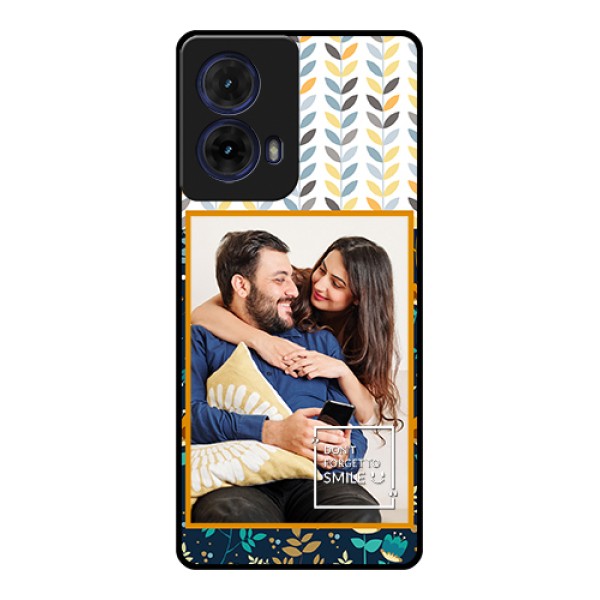 Moto G85 5G Custom Glass Phone Case - Pattern Design