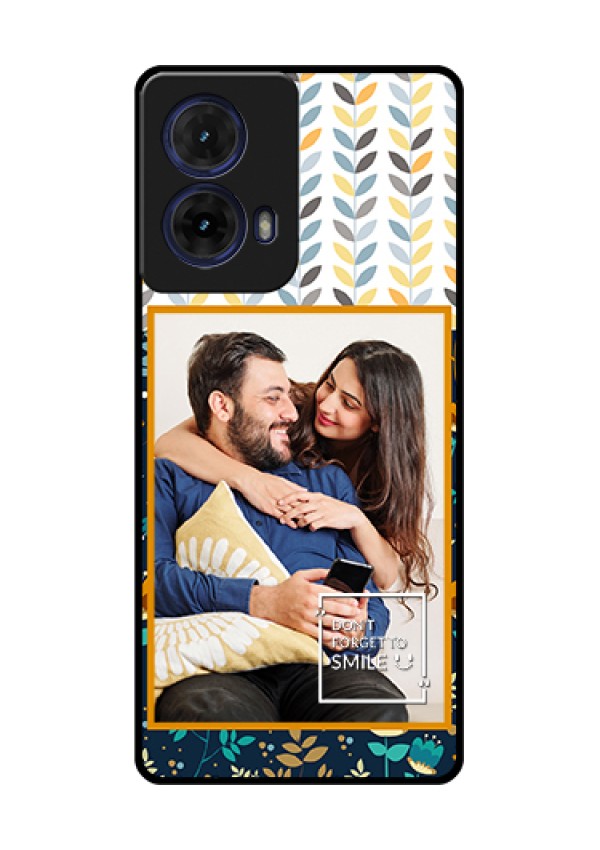 Moto G85 5G Custom Glass Phone Case - Pattern Design