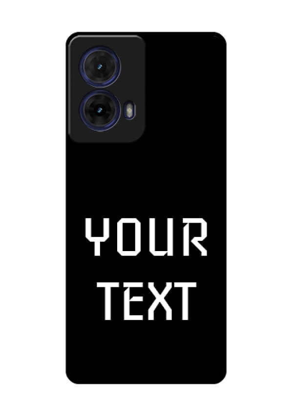 Moto G85 5G Custom Glass Phone Case - Your Name Design