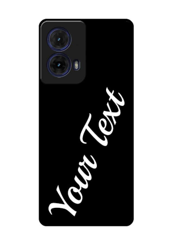 Moto G85 5G Custom Glass Phone Case - With Your Name Design