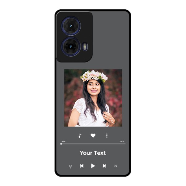 Moto G85 5G Custom Glass Phone Case - Play The Music Design