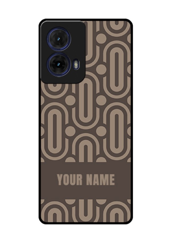 Moto G85 5G Custom Glass Phone Case - Captivating Zero Pattern Design