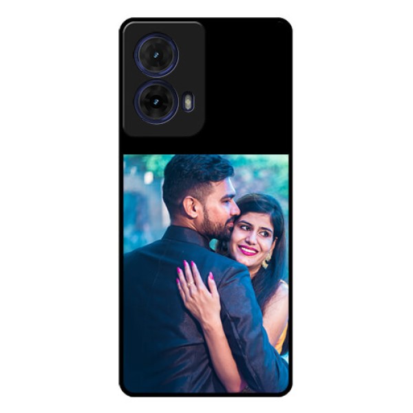 Motorola Moto G85 5G Custom Glass Phone Case - Upload Full Picture With Custom Color Design Motorola Moto G85 5G Custom Glass Phone Case - Upload Full Picture With Custom Color Design