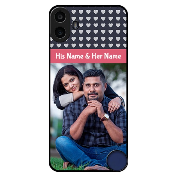 Nothing CMF Phone 1 Custom Glass Phone Case - Love Symbols Design
